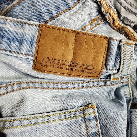 Old Navy Men’s Straight Fit Jeans Size 30x32 Light Wash 100% Cotton - Picture 9 of 10